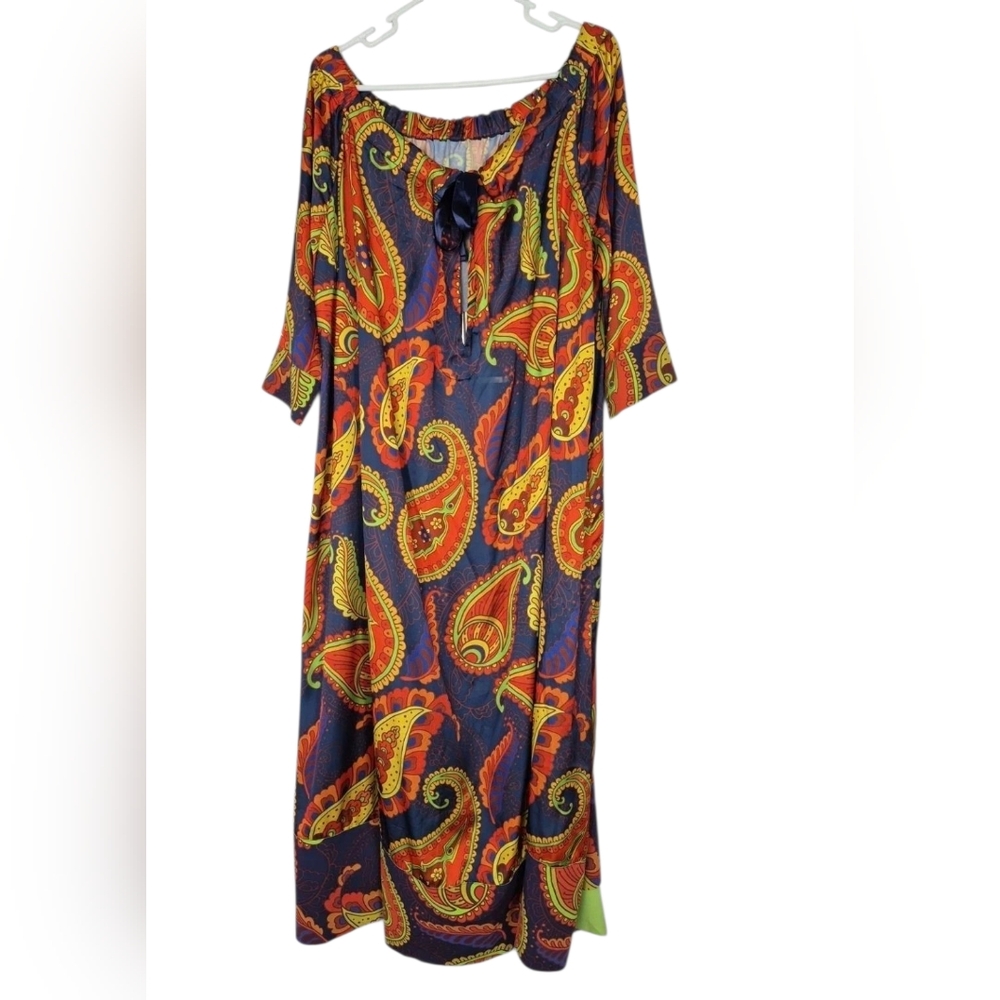Chiara Boni La Petite Robe Maxi Dress Italy Multicolor Paisley